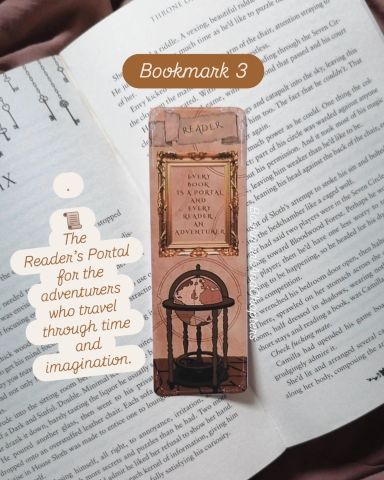 Dark Academia Theme Bookmark