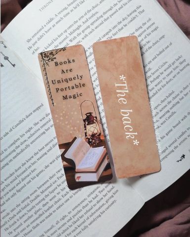 Dark Academia Theme Bookmark