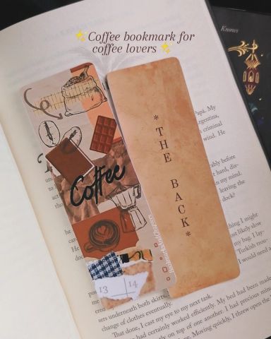 Coffee theme bookmarkk