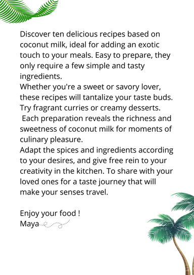 10 Ideas Recipes With Coconut Milk