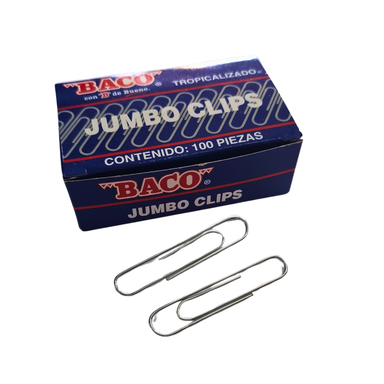 Clip Jumbo Baco 100pza.