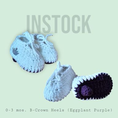 [INSTOCK] 0-3 mos. B-Crown Heels