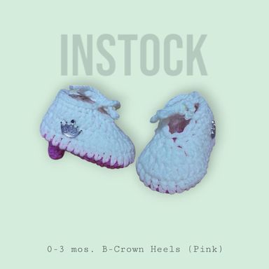 [INSTOCK] 0-3 mos. B-Crown Heels