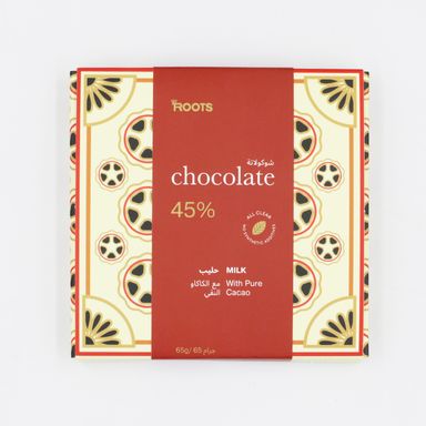 Roots Dark Milk Chocolate 45% 65g