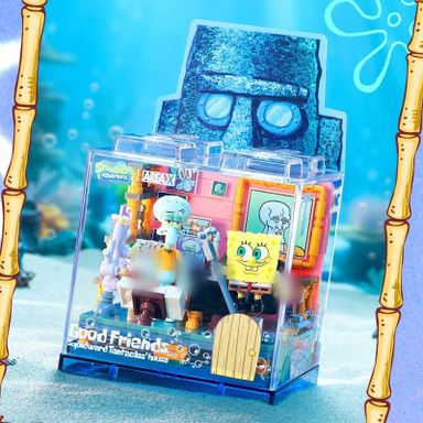 [AreaX] SpongeBob SquarePants | Squidward’s Easter Island Figure House 350 PCS