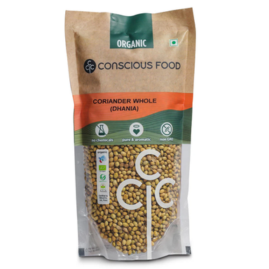 Conscious Food Organic Coriander Whole Dhania 100g