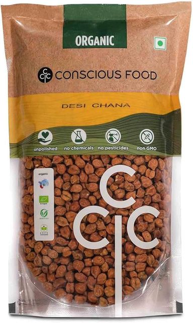 Conscious Food Organic Bengal Gram Desi Chana 500g