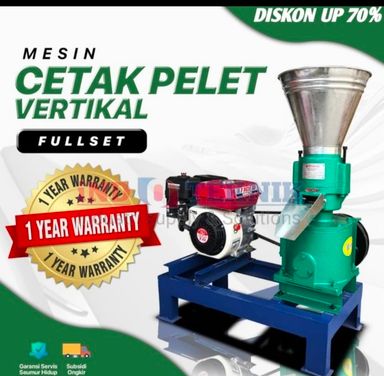 MESIN PELET PENGGERAK BENSIN