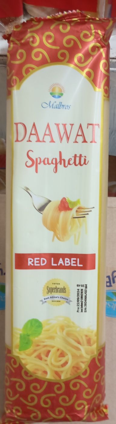 DAAWAT RED LABLE SPAGHETTI 500GM