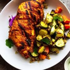 Tandoori Chicken & Quinoa Bowl. Gluten Free.