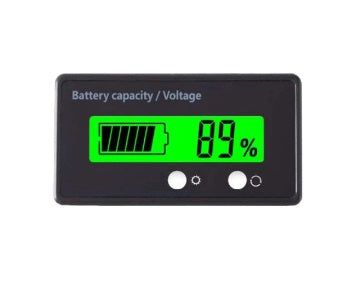 5-72V LCD Lithium/Lead Acid Battery Indicator