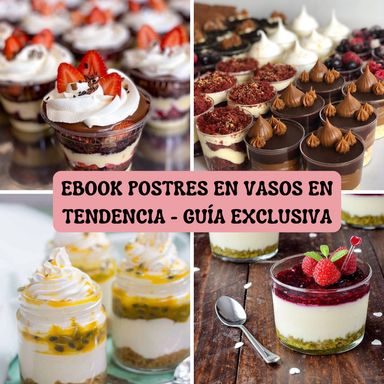 Libro Completo de Postres en Vasos: Aprende y Gana Más