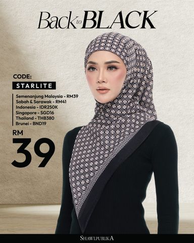 Back to Black Limited Edition by Shawl Publika