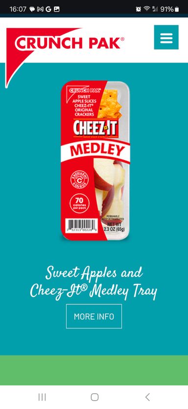 Crunch Pak Medley Cheez-It