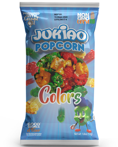 Jukiao Popcorn Colores - 1.8 oz