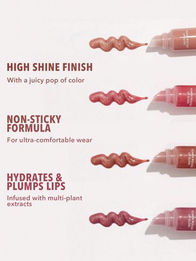 SHEGLAM Power Bouquet Lip Gloss - See It Through