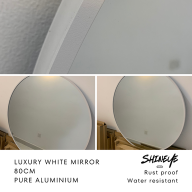 Luxury Round Mirror (Gold/Black/White)