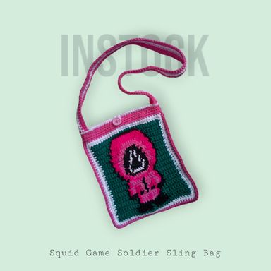 [INSTOCK] Squid Game Soldier Sling Bag