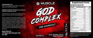 GOD COMPLEX - HIGH STRENGTH Pre Workout 