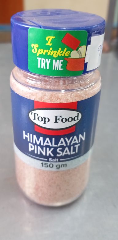 TOP FOOD HIMALAYAN PINK SALT 150GM