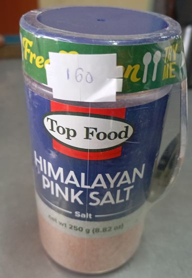 TOP FOOD HIMALAYAN PINK SALT 250GM