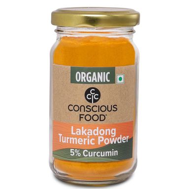 Conscious Food Organic Lakadong Turmeric Powder 100g