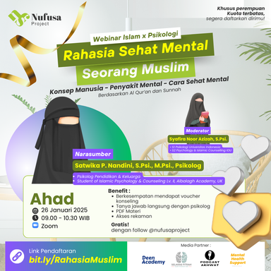 Rahasia Sehat Mental Seorang Muslim (Rekaman)