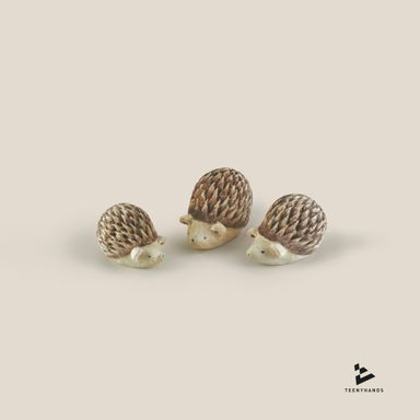 Handcarved Wooden Hedgehog