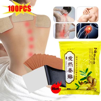 Ginger Heat Muscle Plaster 100pcs