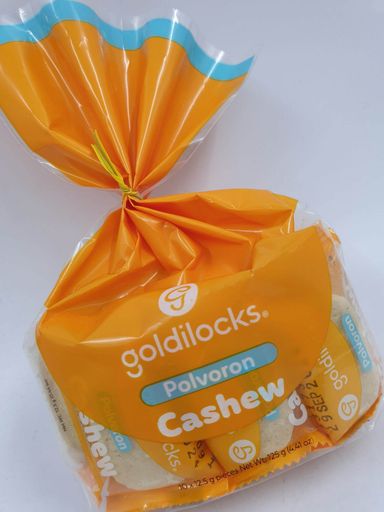 Goldilocks Cashew Pulvoron 10x12.5 grams pieces