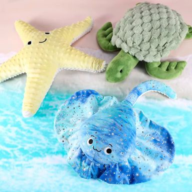 Plush Marine life weighted teddies 