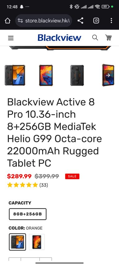 Blackview Active 8 Pro 