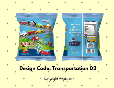 CUSTOMISED CHIPBAGS (OCCASIONS)