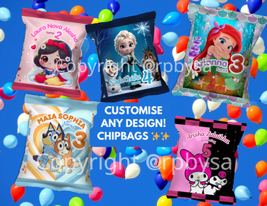 CUSTOMISED CHIPBAGS (OCCASIONS)