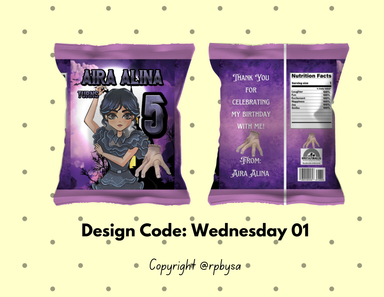 CUSTOMISED CHIPBAGS (OCCASIONS)