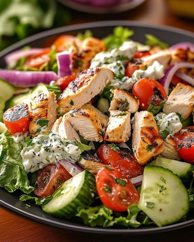 Tzatziki chicken salad 