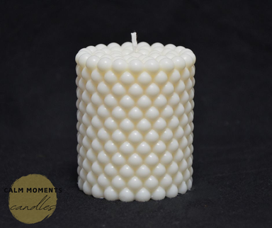 Cylinder bubble soywax candle