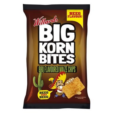 Willards Big Korn Bites Bbq 120g