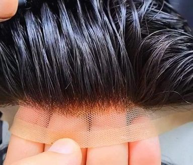 Premium  Front Lace Men's Hair Replacement System