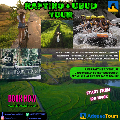 RAFTING + UBUD TOUR