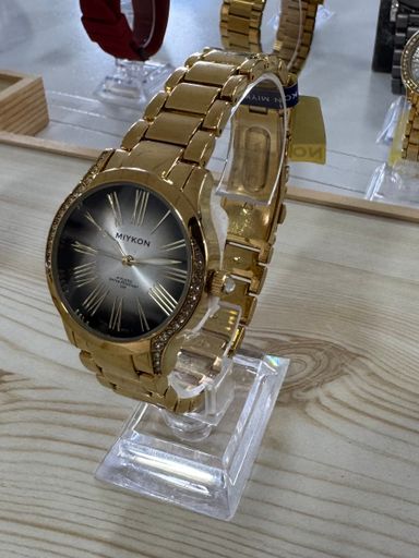 Miykon gold watch for women