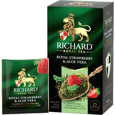 Ceai Richard Royal Strawberry&Aloe Vera 25pl.