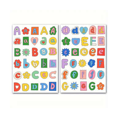 Cartoon Alphabets Sticker