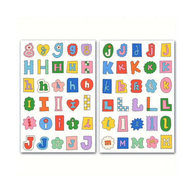 Cartoon Alphabets Sticker