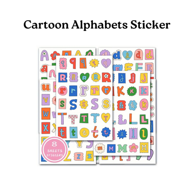 Cartoon Alphabets Sticker