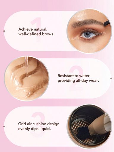 SHEGLAM Brow-Fection Angled Brush & Dip - Latte