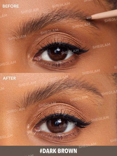 SHEGLAM Insta-Fill Brow Pencil - Dark Brown