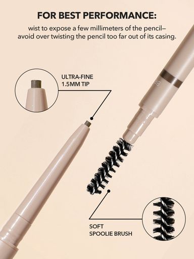 SHEGLAM Insta-Fill Brow Pencil - Dark Brown