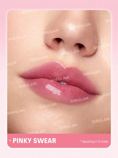 SHEGLAM Jelly Wow Tinted Lip Oil - Pinky Swear