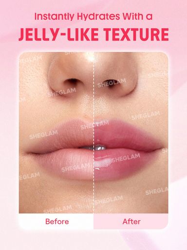 SHEGLAM Jelly Wow Tinted Lip Oil - Pinky Swear